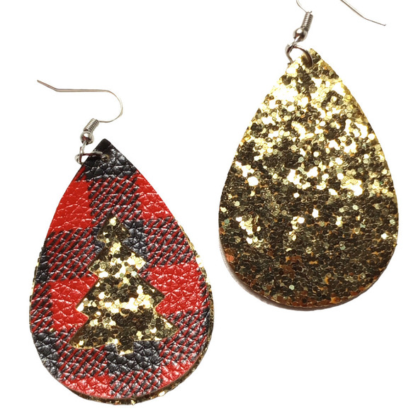 5/$25 All items $17 or less Christmas Earrings Stocking Stuffers Christmas Tree - Picture 9 of 15